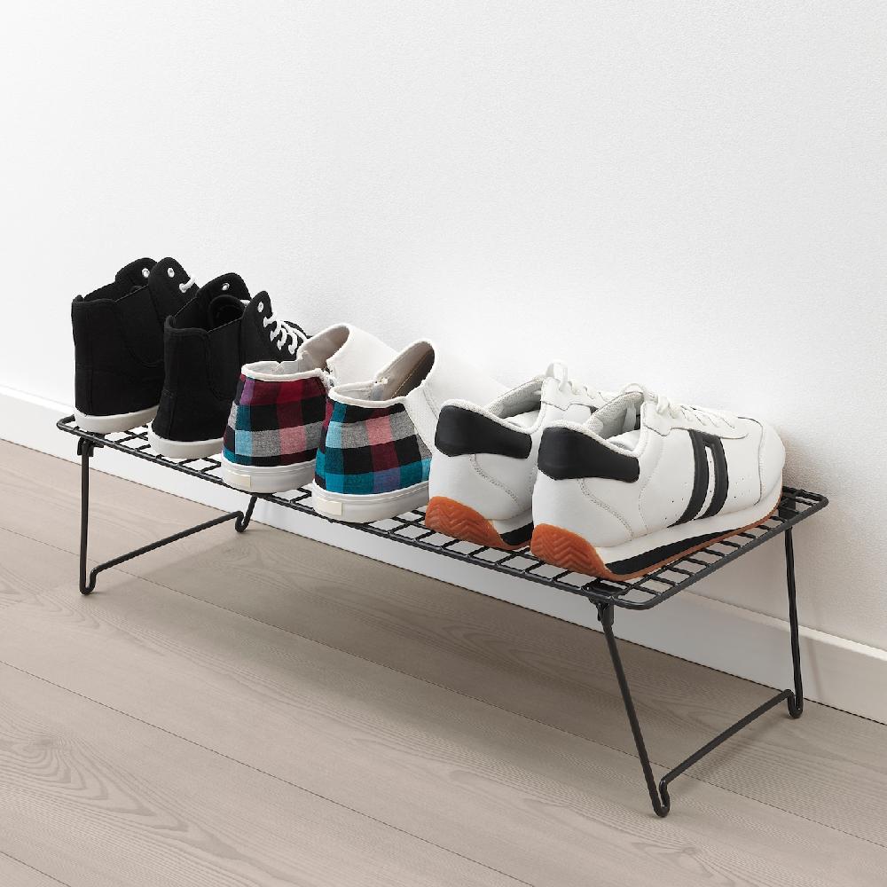 IKEA GREJIG Rastrelliera Per Scarpe Grigio 58x27x17 Cm