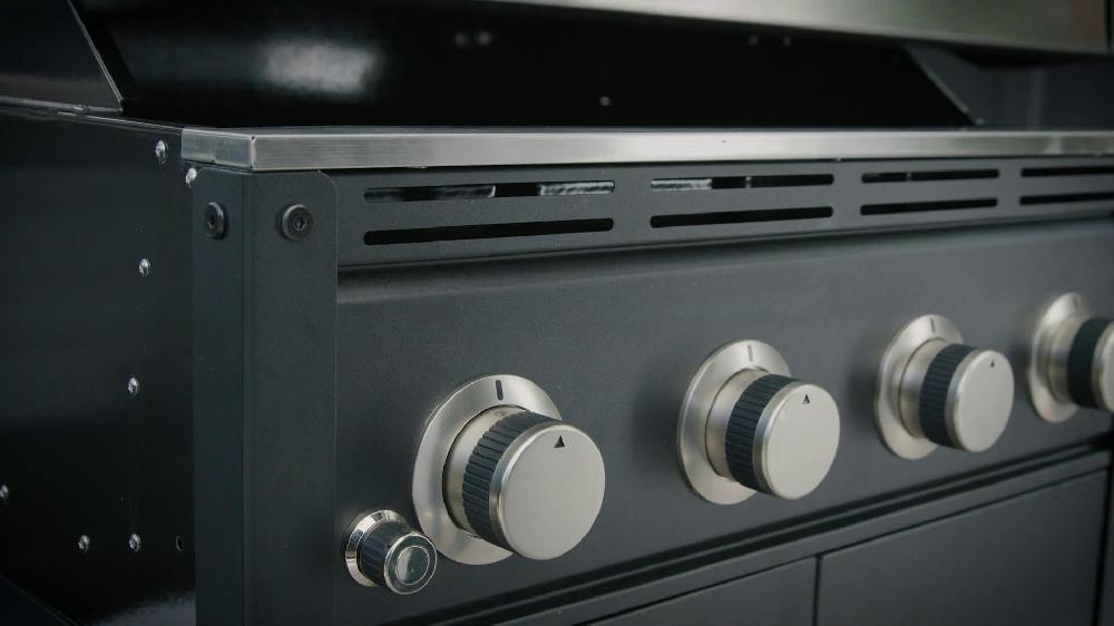 IKEA GRILLSKÄR Barbecue A Gas Nero/inox Da Esterno 72x61 Cm