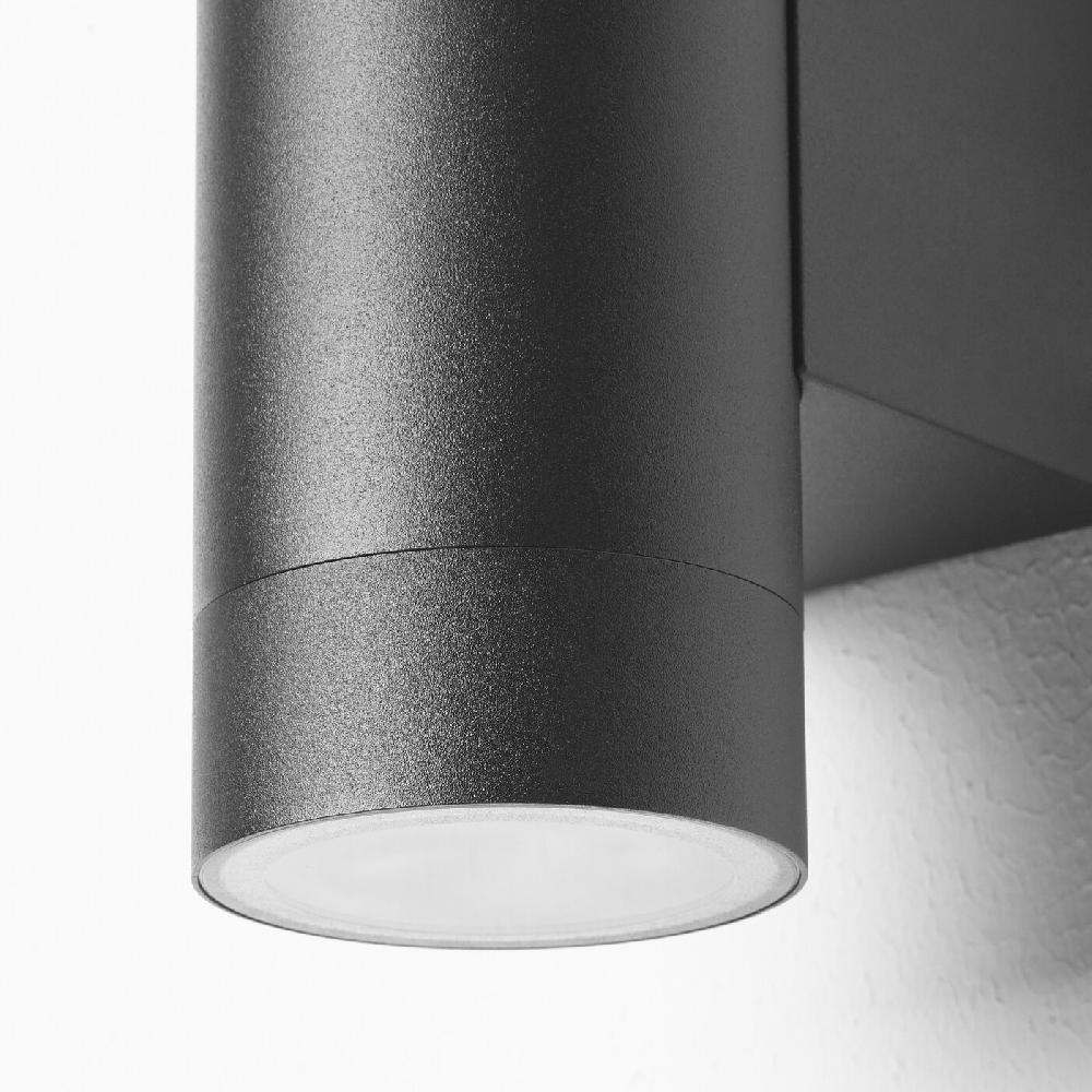 IKEA GRÖNSPRÖT Lampada Parete Ind/dir Inst Fissa Da Esterno Nero 16 Cm