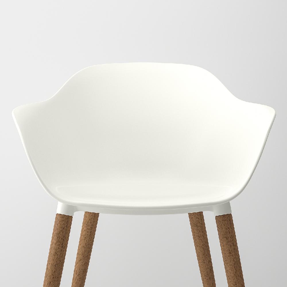 IKEA GRÖNSTA Sedia Con Braccioli Interno/esterno Bianco