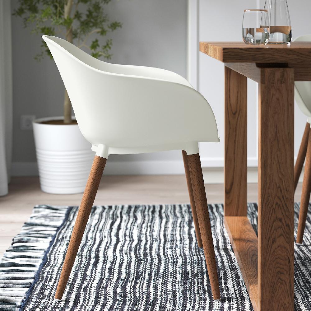 IKEA GRÖNSTA Sedia Con Braccioli Interno/esterno Bianco