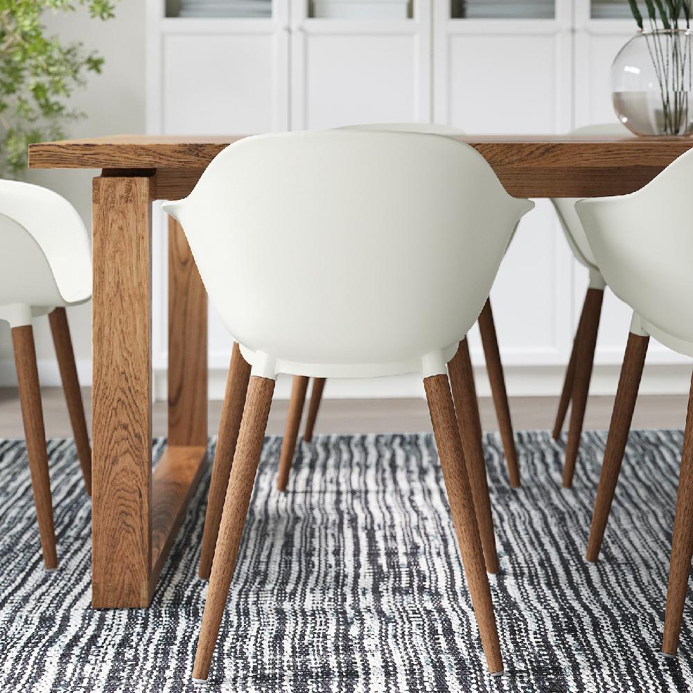 IKEA GRÖNSTA Sedia Con Braccioli Interno/esterno Bianco