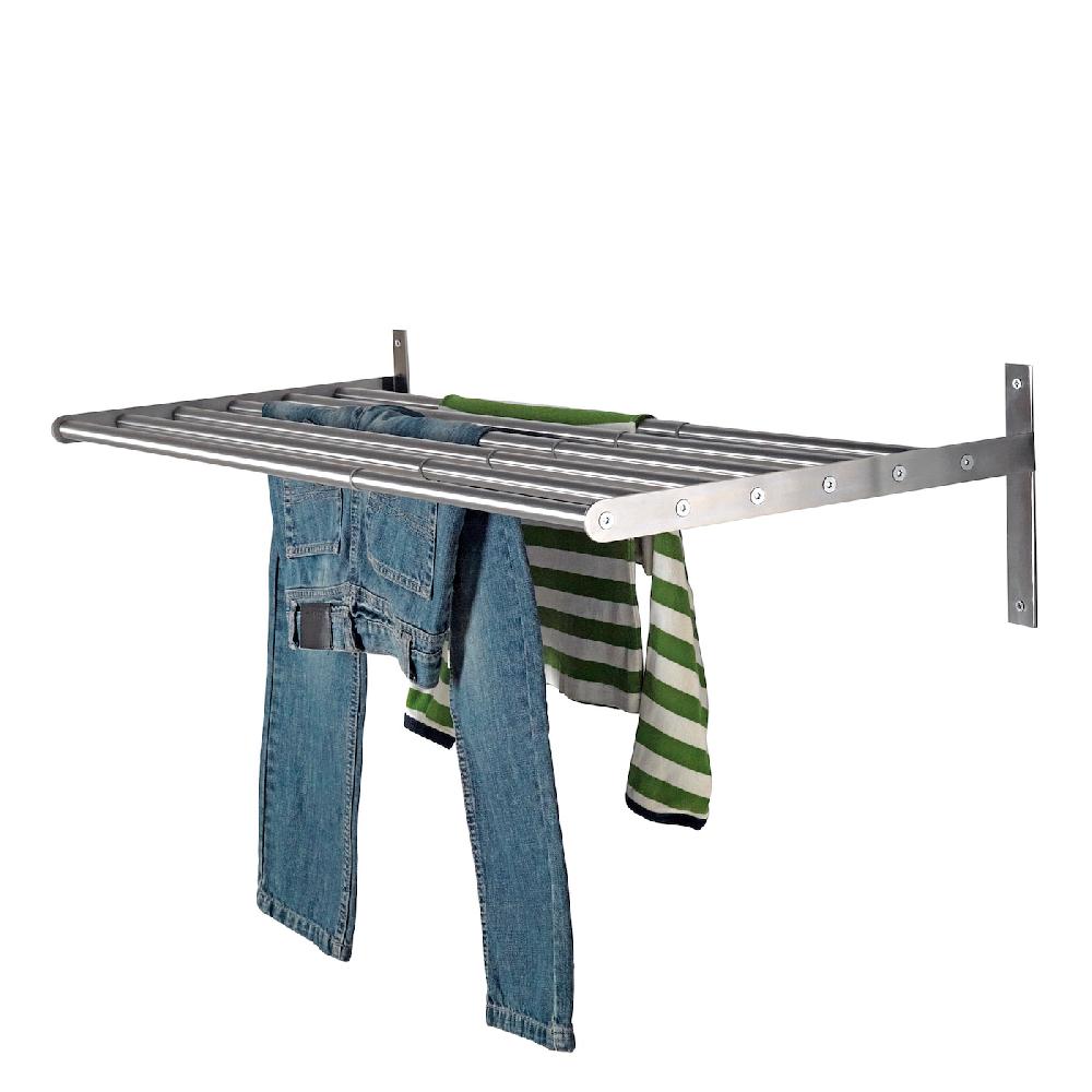 IKEA GRUNDTAL Stendibiancheria Da Parete Inox 67-120 Cm
