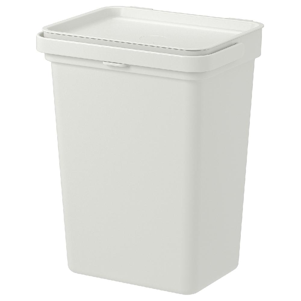 IKEA HÅLLBAR Secchio con coperchio grigio chiaro 10 l