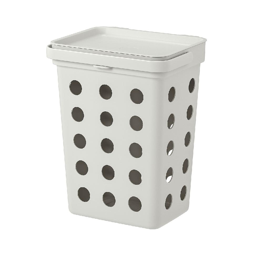 IKEA HÅLLBAR Secchio/coperchio Rifiuti Organici Grigio Chiaro 10 L