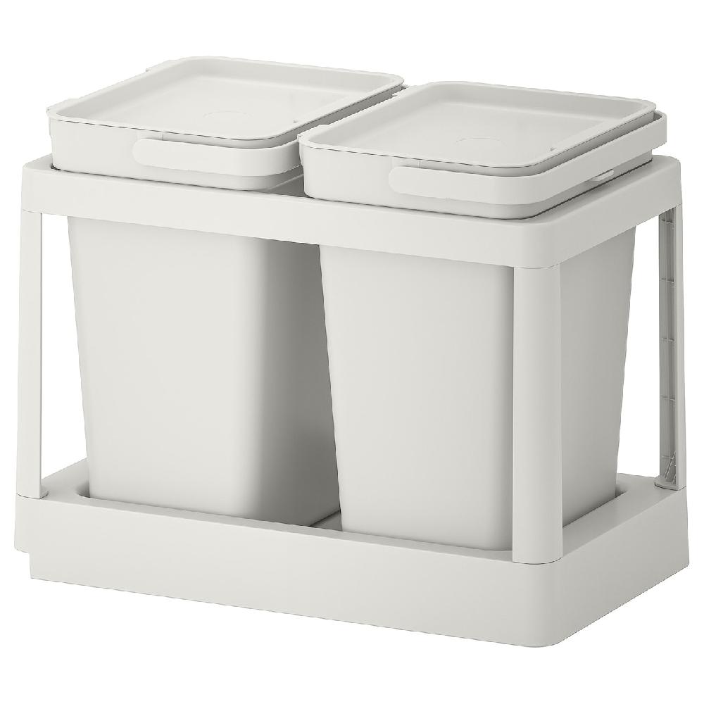 IKEA HÅLLBAR Soluzione Raccolta Differenziata Con Elemento Estraibile/grigio Chiaro 20 L
