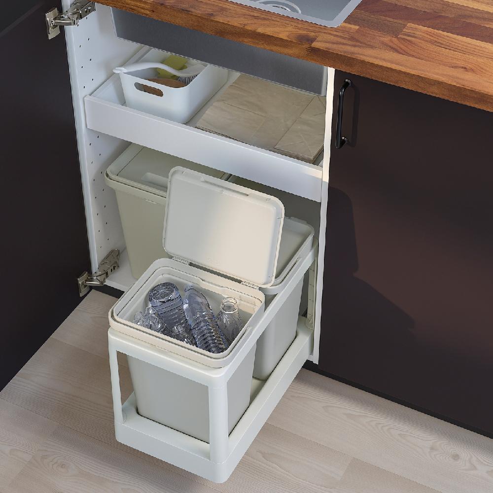 IKEA HÅLLBAR Struttura Estraib Raccolta Differen Grigio Chiaro
