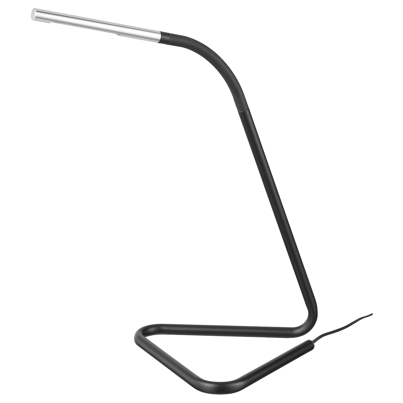 IKEA HÅRTE Lampada da lavoro a LED nero/color argento