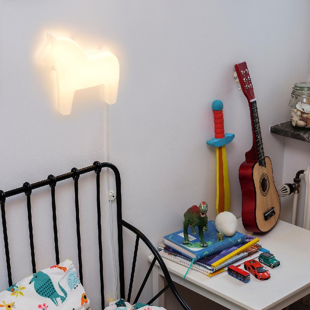 IKEA HÄSTHAGE Lampada Da Parete A LED Cavallo Dala Bianco