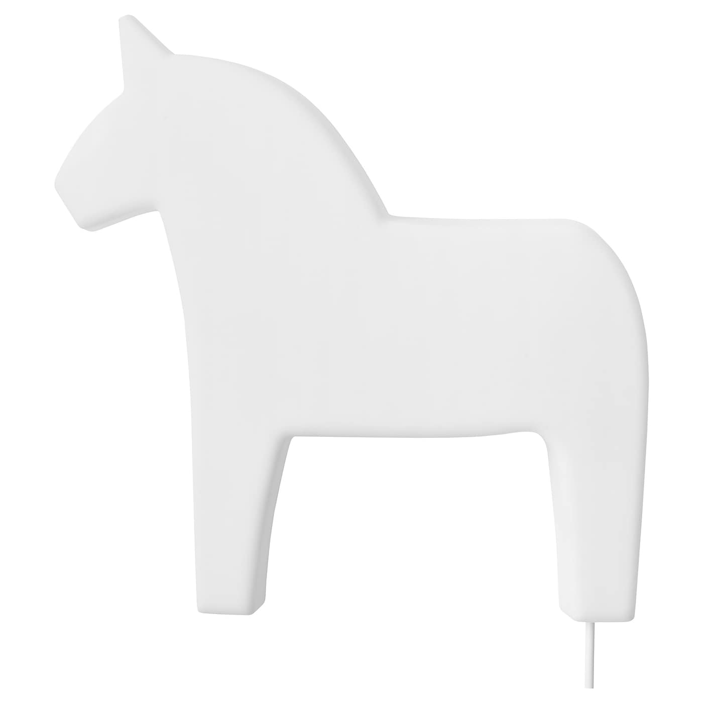 IKEA HÄSTHAGE Lampada Da Parete A LED Cavallo Dala Bianco