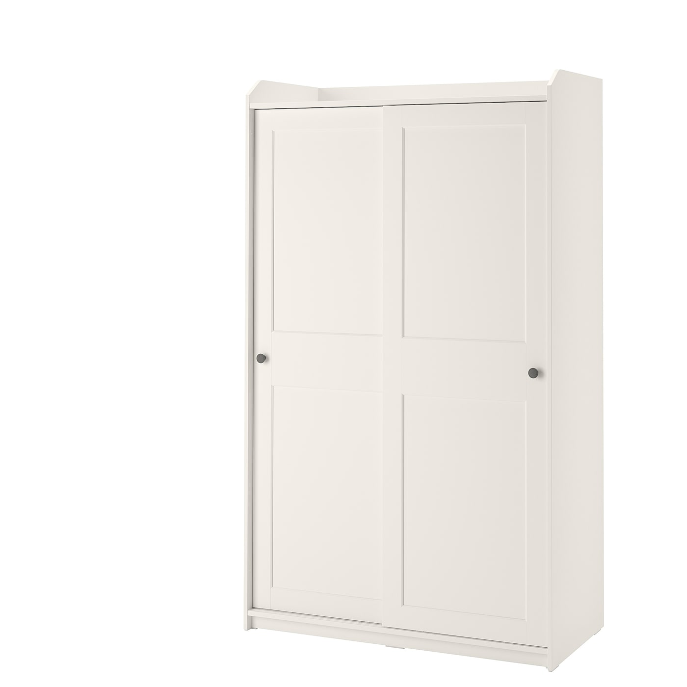 IKEA HAUGA Guardaroba con ante scorrevoli bianco 118x55x199 cm
