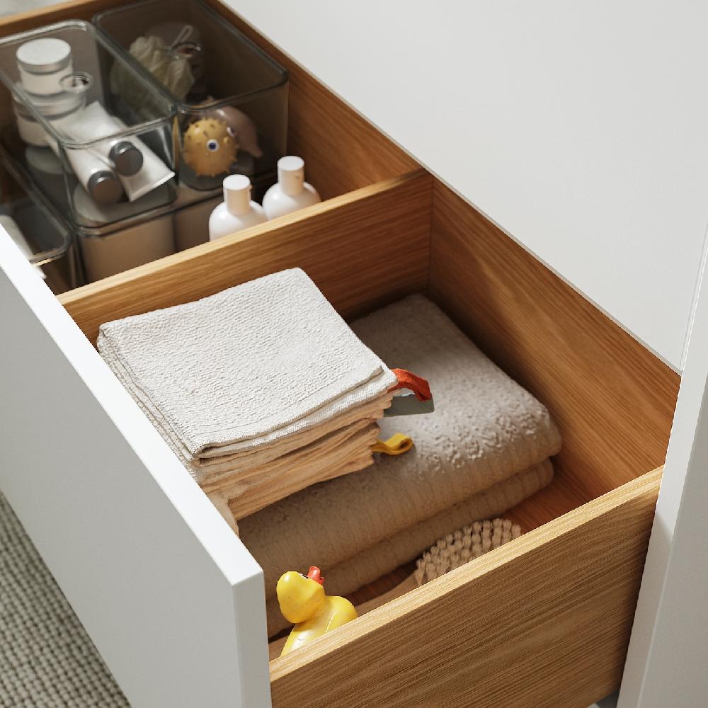 IKEA HAVBÄCK / ORRSJÖN Mobile Lavabo/cassetti/lavabo/misc Bianco 82x49x69 Cm