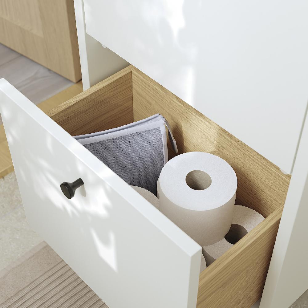 IKEA HAVBÄCK / ORRSJÖN Mobile Lavabo/cassetti/lavabo/misc Bianco 42x34x69 Cm