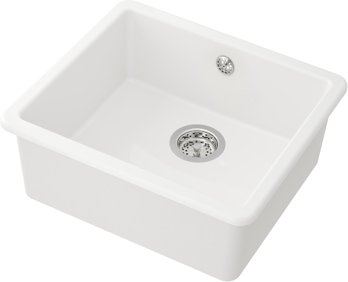 IKEA HAVSEN Lavello Da Incasso 1 Vasca Bianco 53x47 Cm