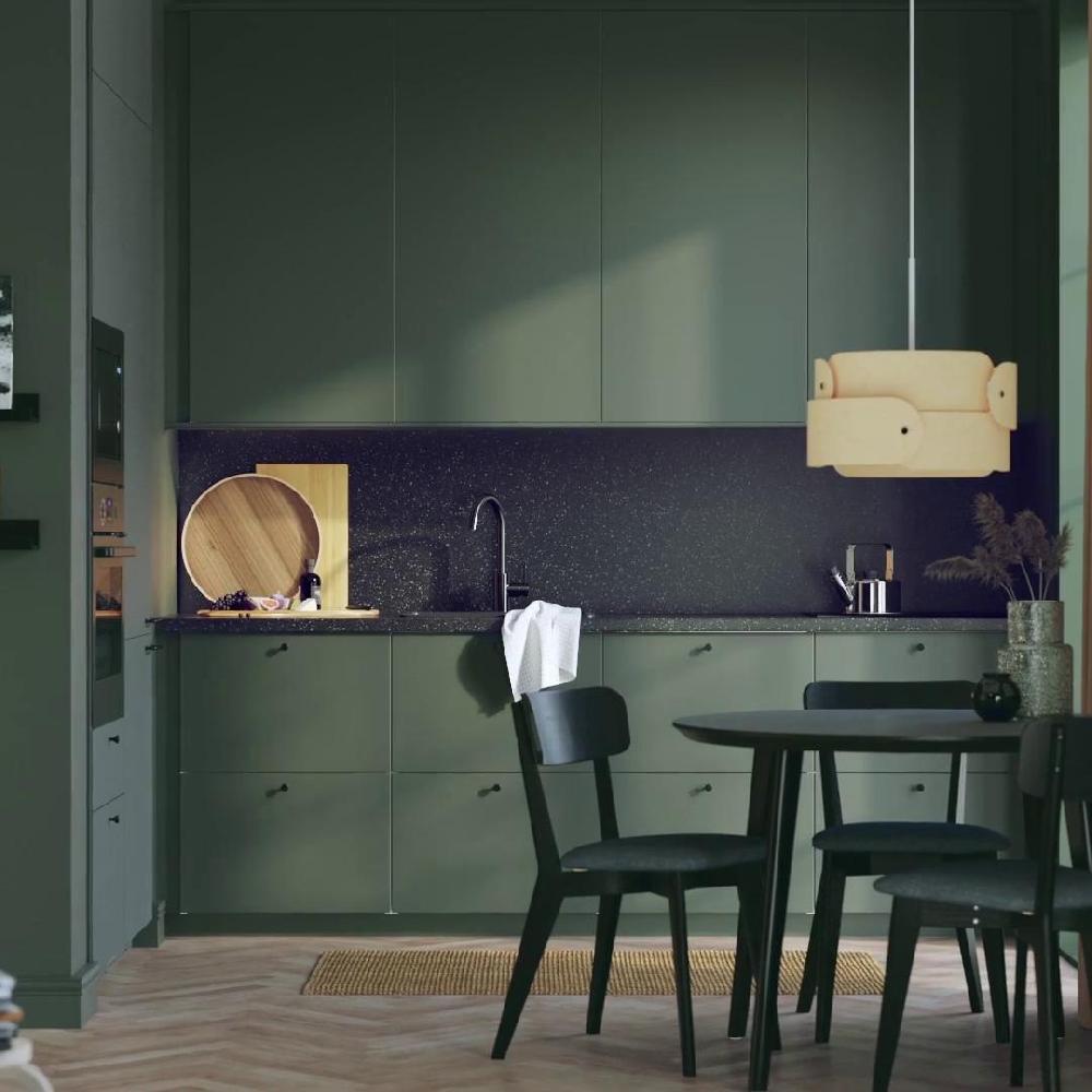 IKEA HAVSTORP Rivestimento Laterale Verde Intenso 39x86 Cm