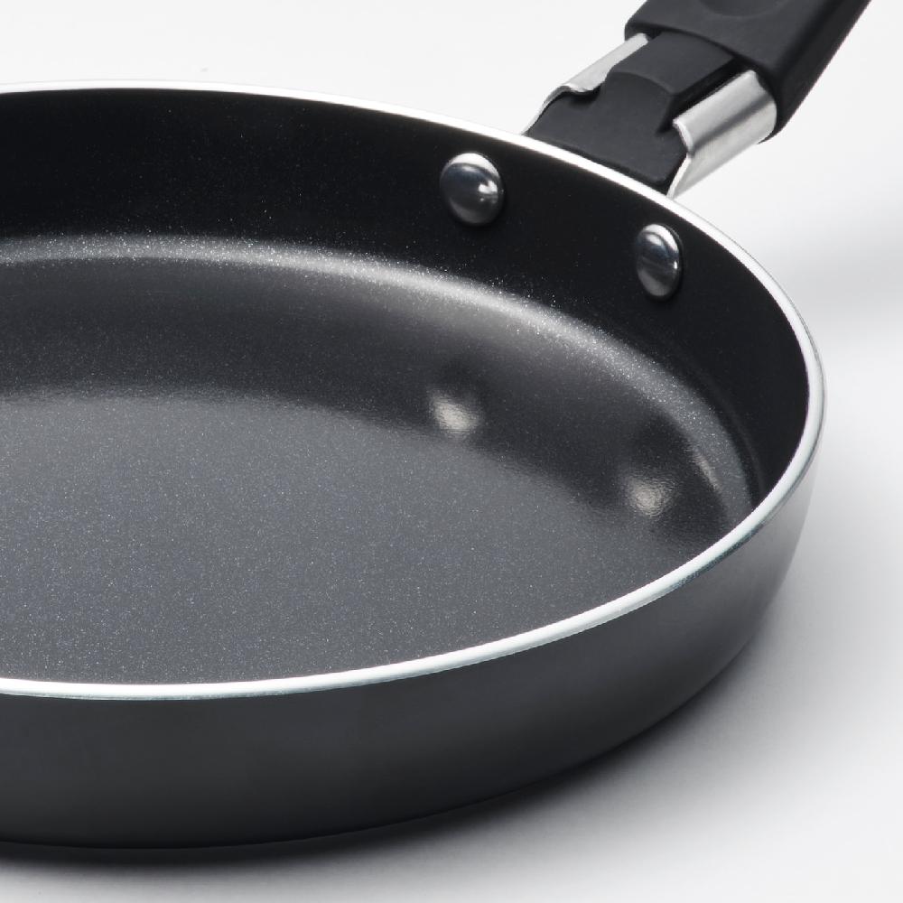 IKEA HEMLAGAD Padella Rivestimento Antiaderente Nero 17 Cm