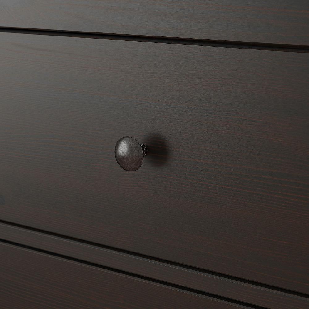 IKEA HEMNES Cassettiera Con 2 Cassetti Marrone-nero 54x66 Cm