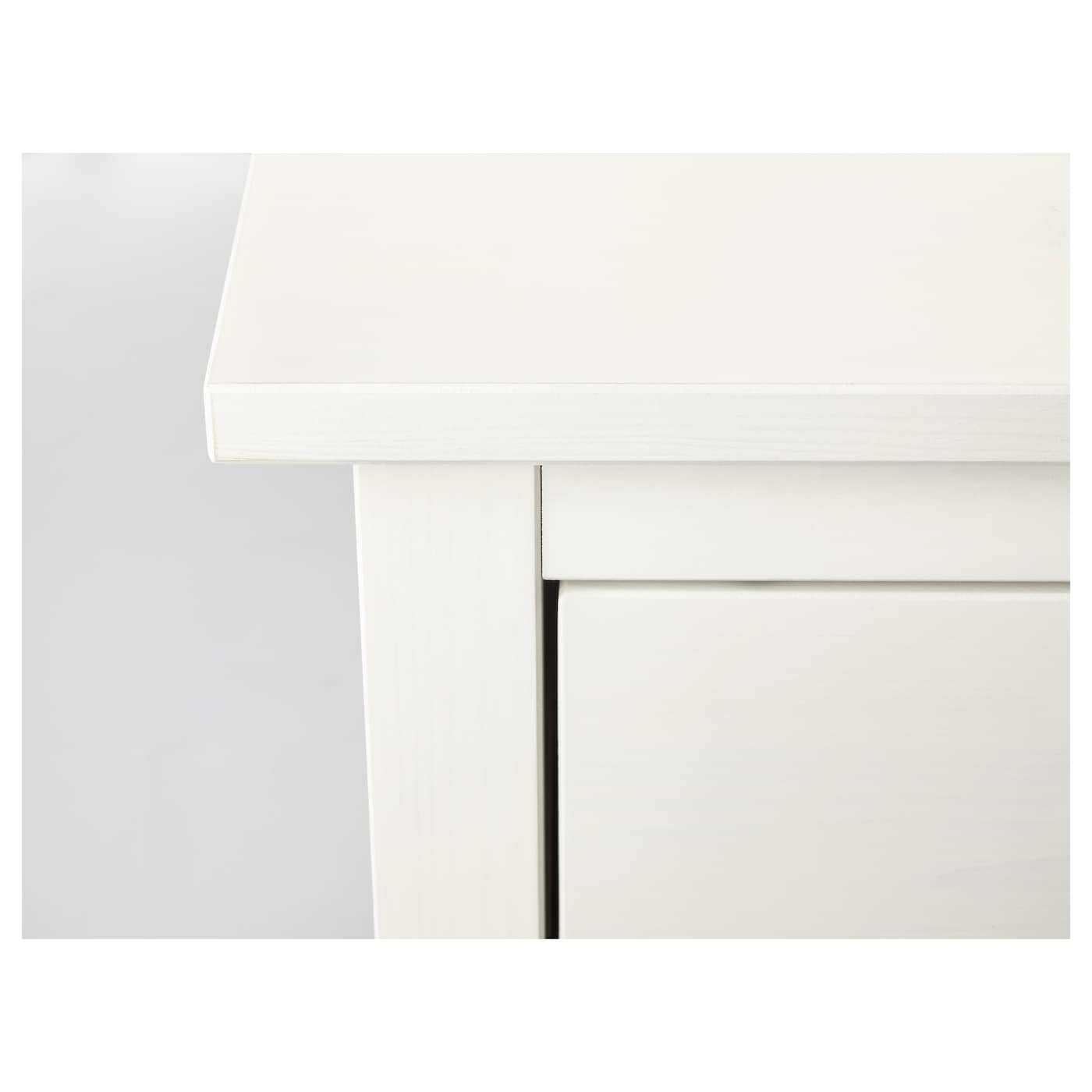 IKEA HEMNES Cassettiera Con 8 Cassetti Mordente Bianco 160x96 Cm