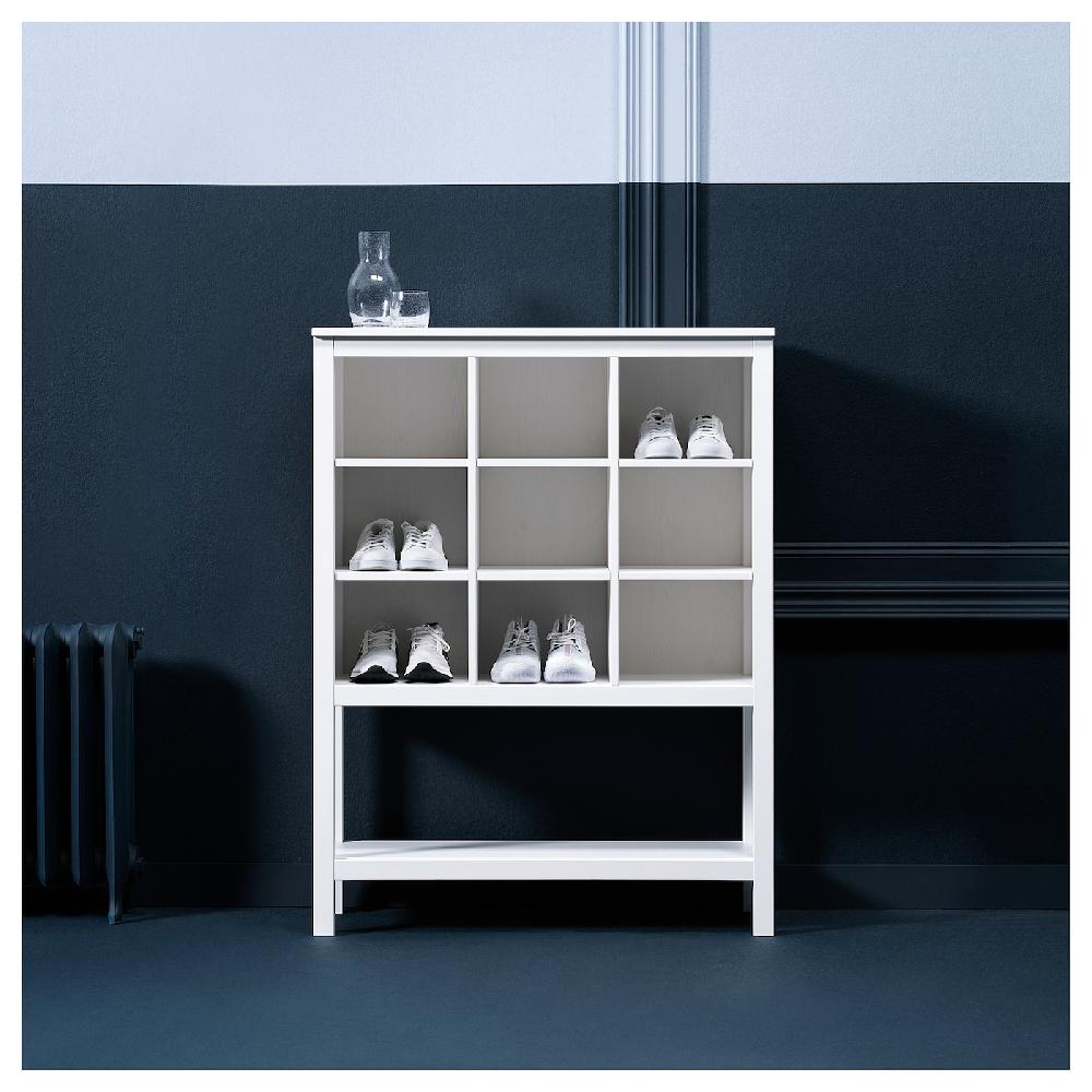 IKEA HEMNES Elemento Contenitore Mordente Bianco 99x130x37 Cm