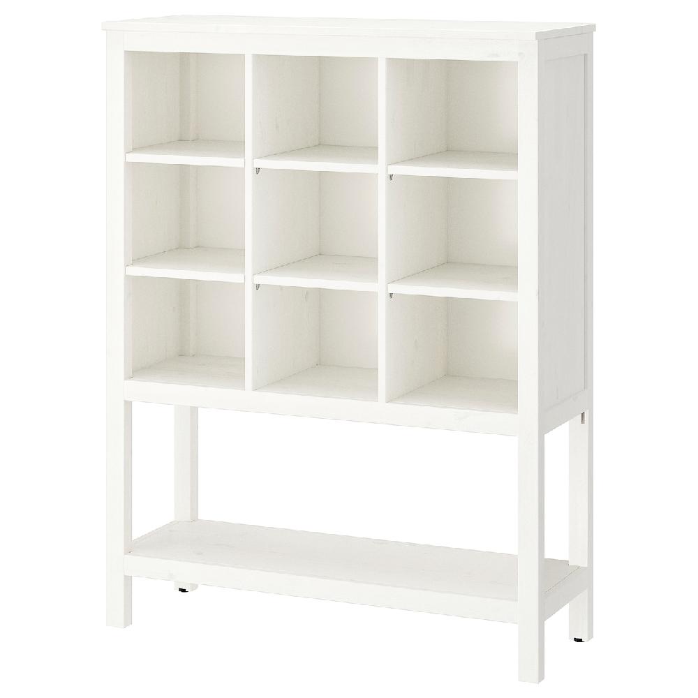 IKEA HEMNES Elemento contenitore mordente bianco 99x130x37 cm