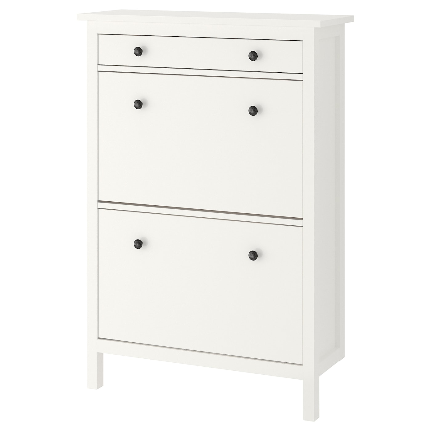 IKEA HEMNES Scarpiera a 2 scomparti bianco 89x30x127 cm