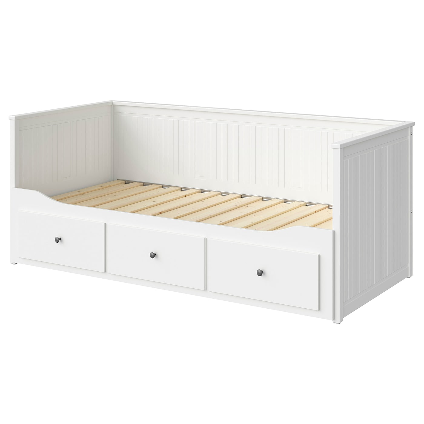 IKEA HEMNES Struttura letto divano/3 cassetti bianco 80x200 cm