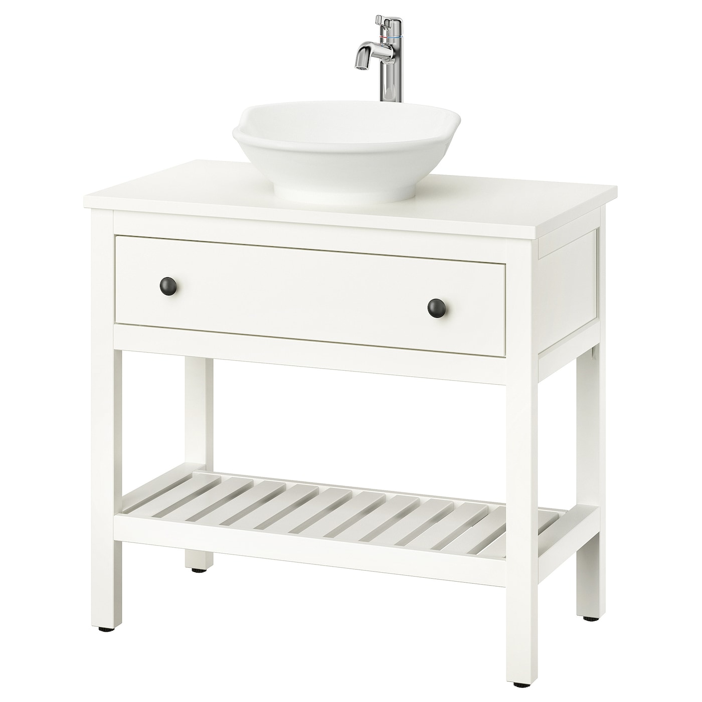 IKEA HEMNES / VÄSTERSJÖN Mobile lav gior/casset/lavab/miscel bianco 82x48x90 cm