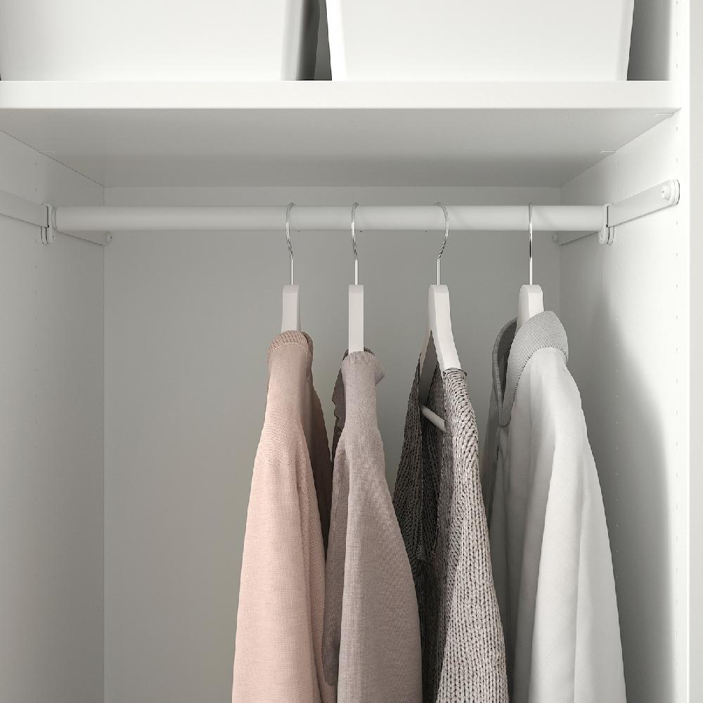 IKEA HJÄLPA Bastone Appendiabiti Regolabile Bianco 60-100 Cm