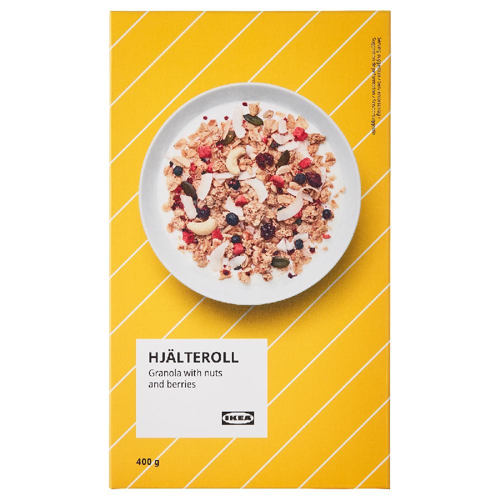 IKEA HJÄLTEROLL Granola Con Noci E Bacche Disidratate 400 G