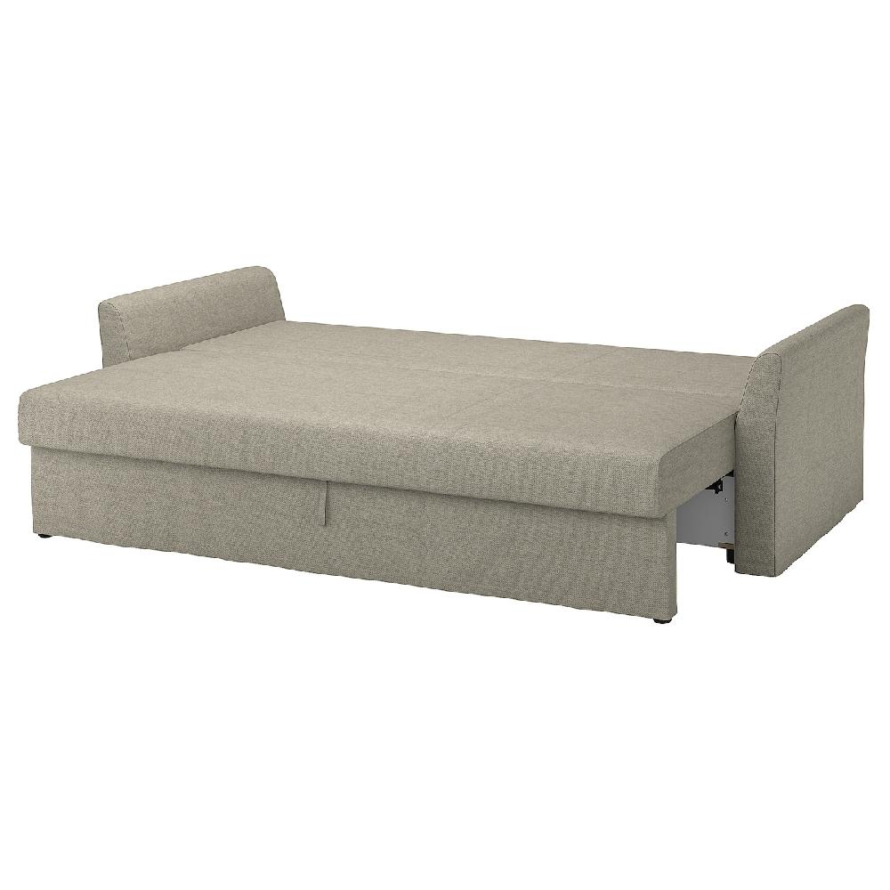 IKEA HOLMSUND Divano Letto A 3 Posti Borgunda Beige