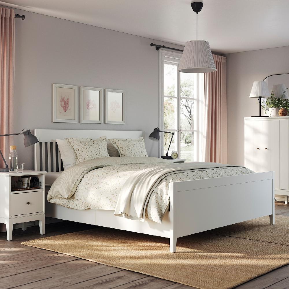 IKEA IDANÄS Struttura Letto Con Cassetti Bianco 180x200 Cm