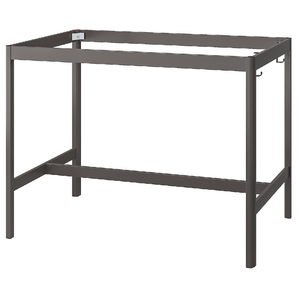 IKEA IDÅSEN Base per piano tavolo grigio scuro 139x69x102 cm