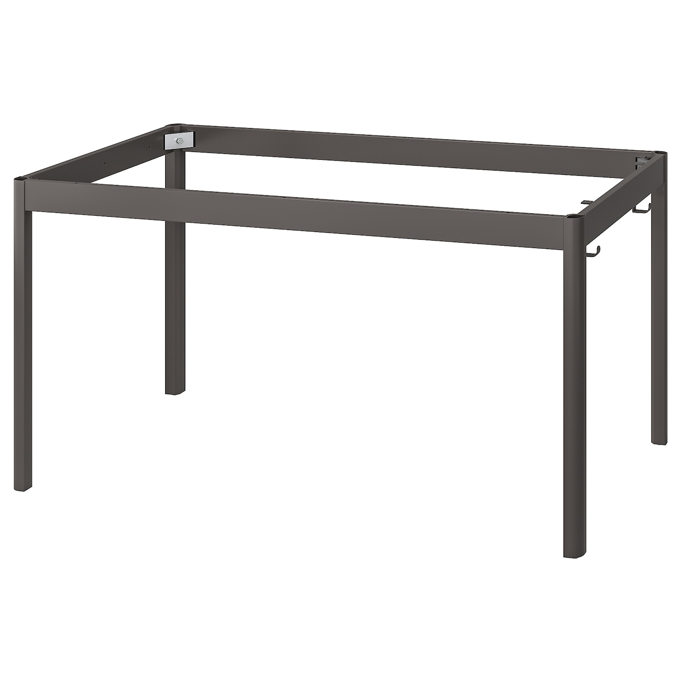 IKEA IDÅSEN Base per piano tavolo grigio scuro 139x69x72 cm
