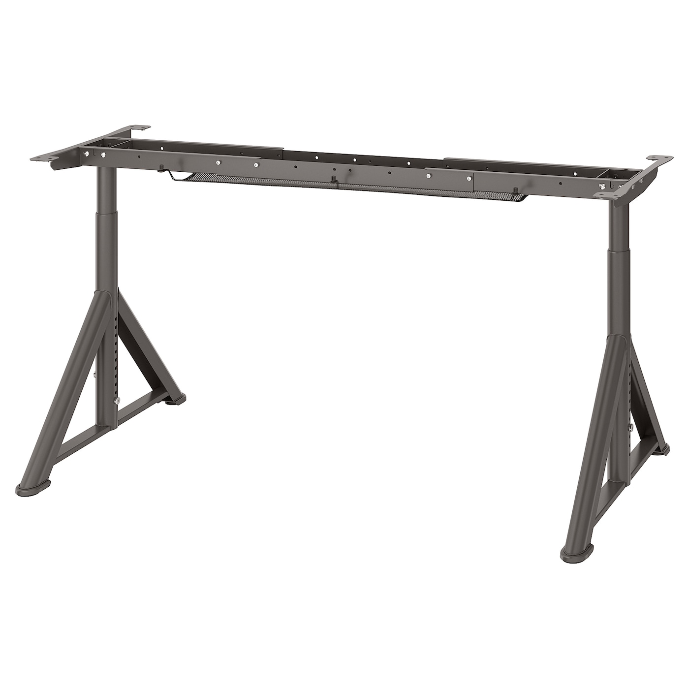 IKEA IDÅSEN Base per piano tavolo grigio scuro 146x67x76 cm