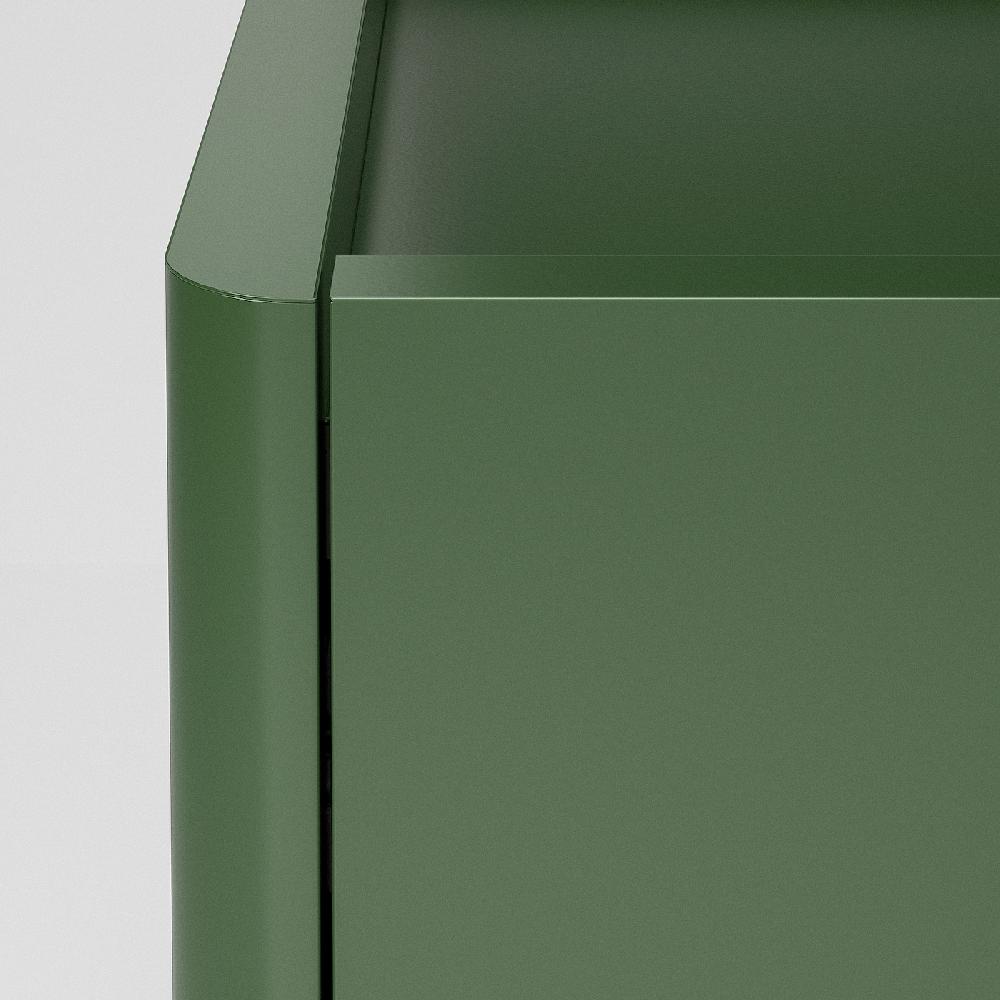 IKEA IDÅSEN Mobile Con Ante E Cassetti Verde Scuro 80x47x119 Cm