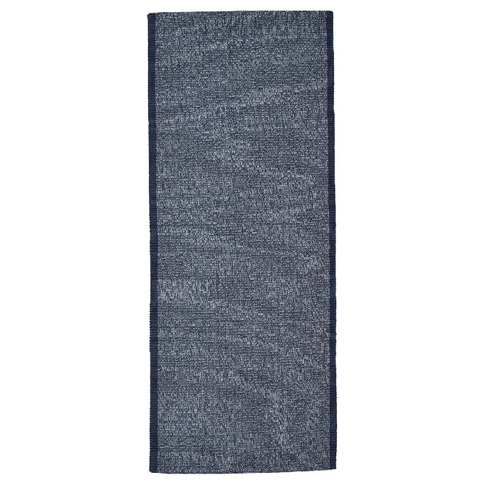 IKEA IDROTTSPLATS Tappeto tessitura piatta blu 80x200 cm