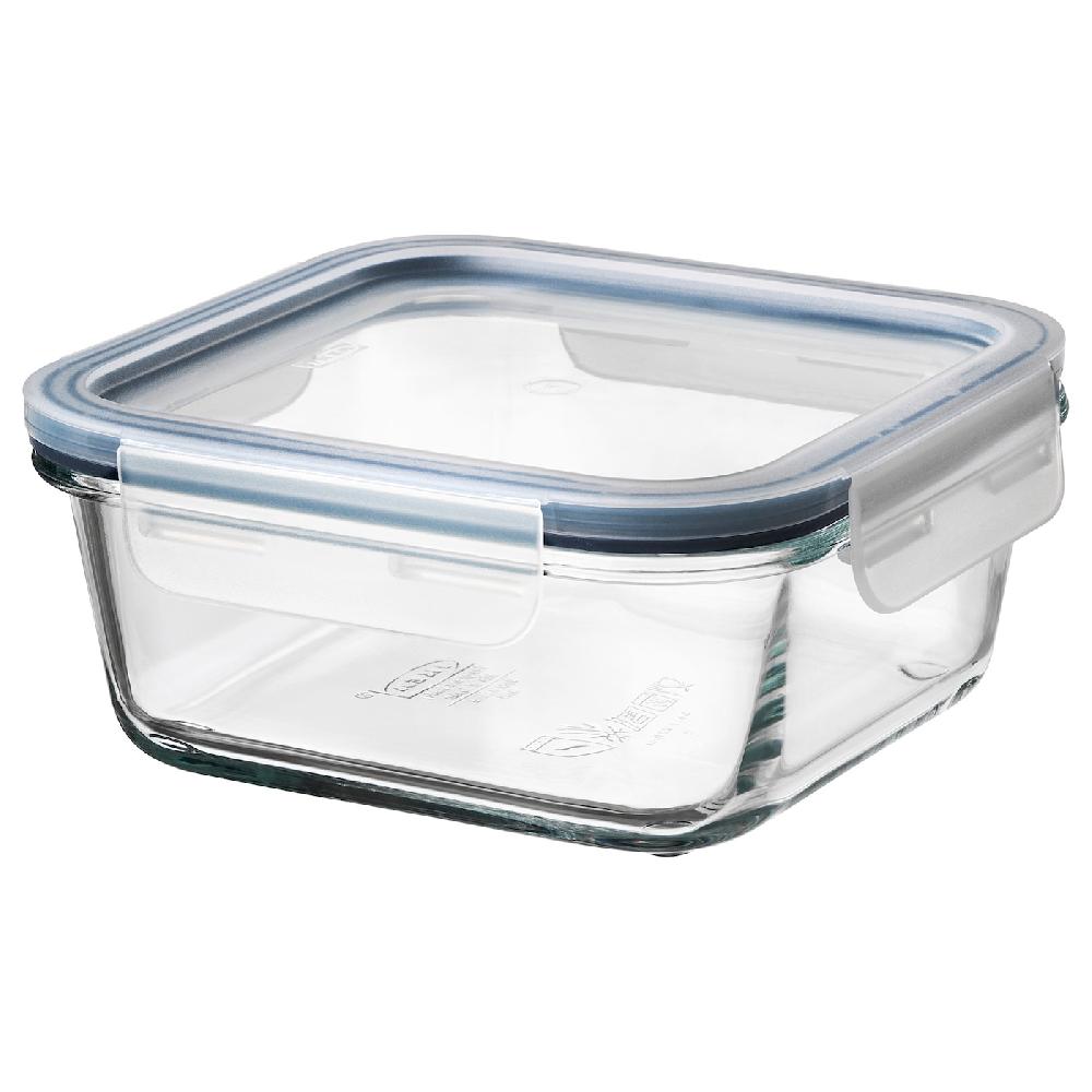 IKEA IKEA 365+ Contenitore con coperchio quadrato vetro/plastica 600 ml