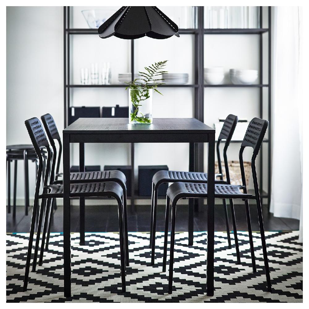 IKEA ADDE Sedia Nero