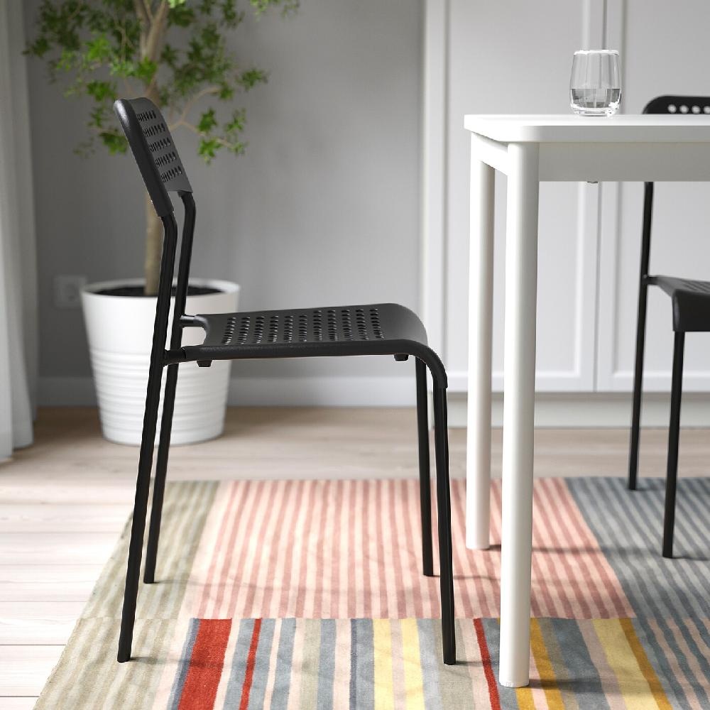 IKEA ADDE Sedia Nero