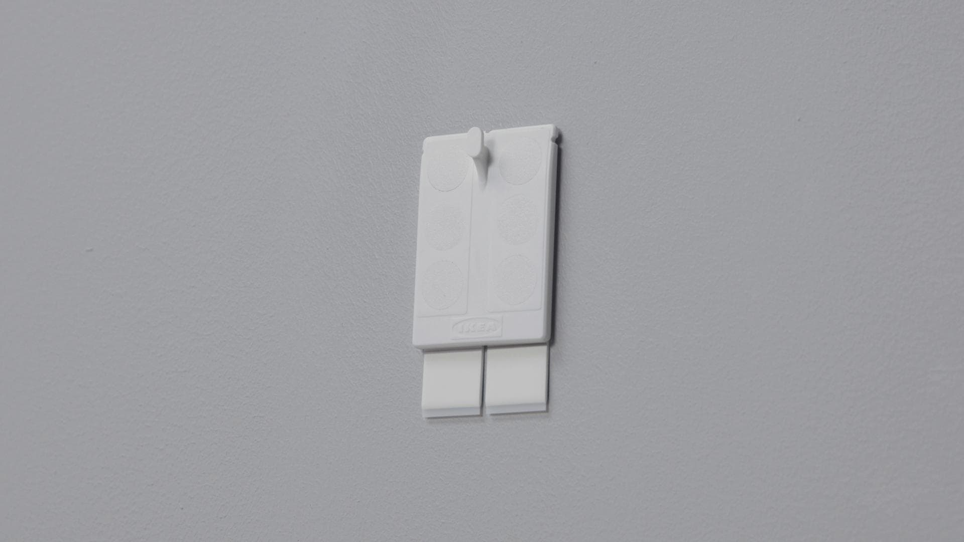 IKEA ALFTA Gancio Adesivo Per Cornice Bianco