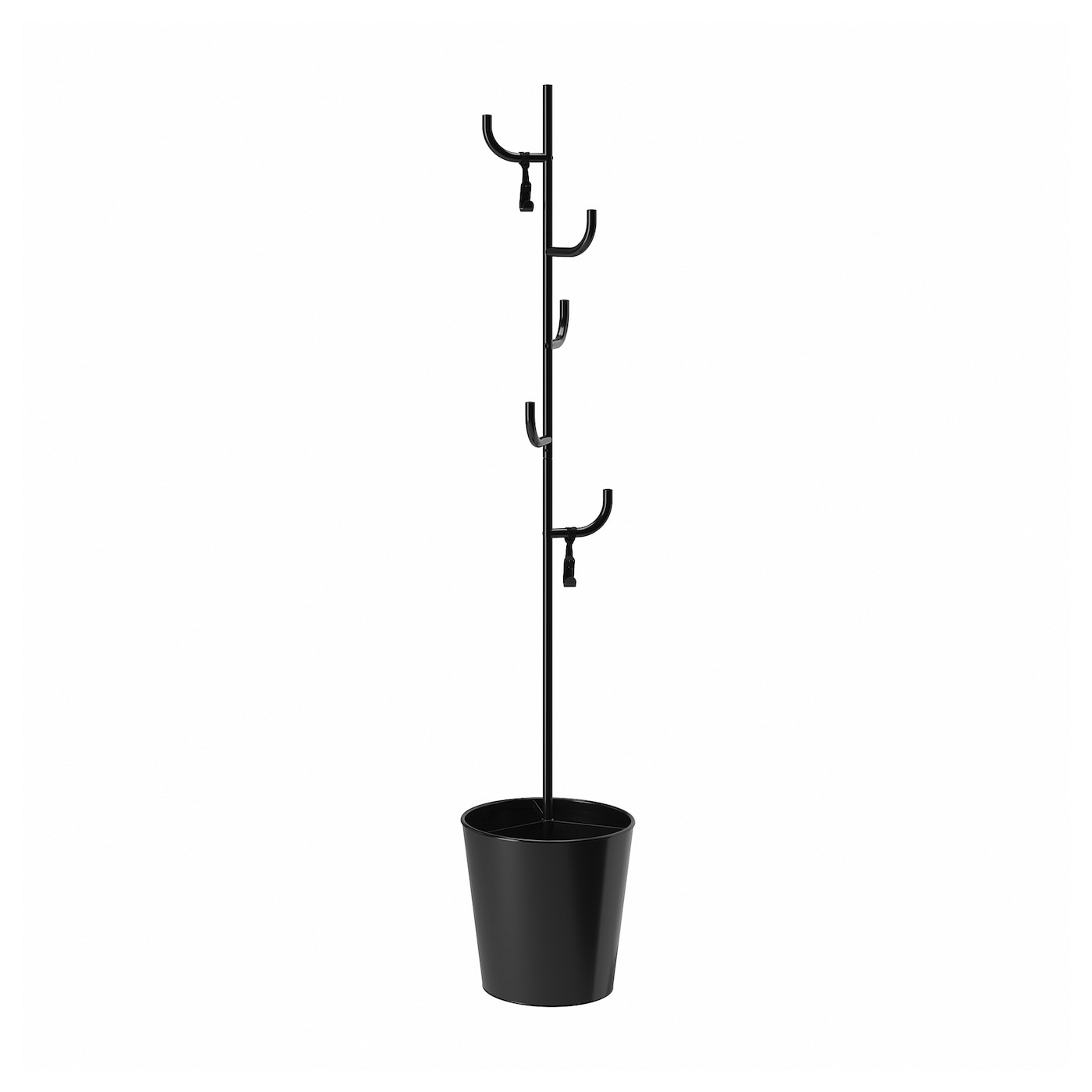 IKEA ÄLGANÄS Appendiabiti da terra nero 173x33 cm