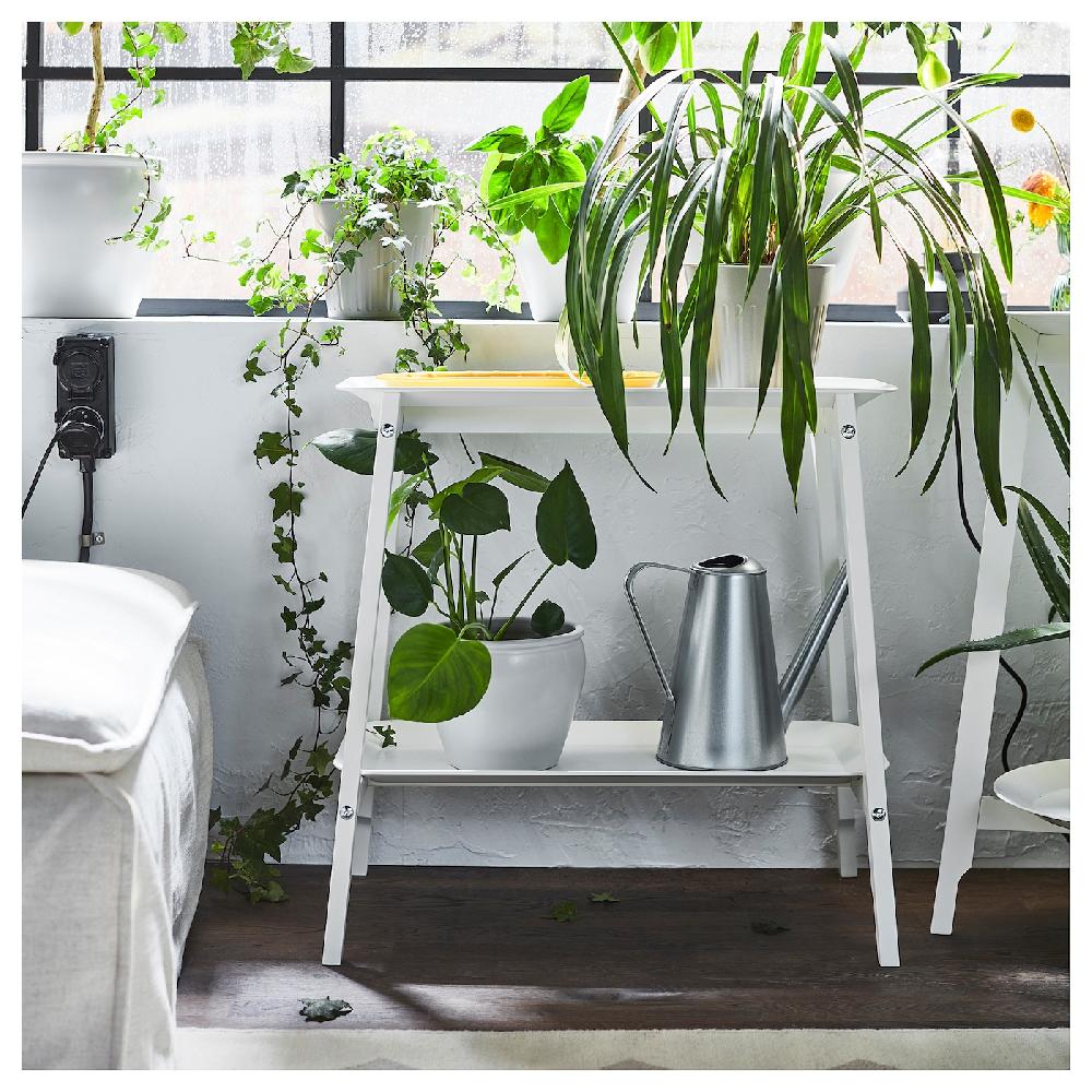 IKEA ALPVIDE Piedistallo Per Piante Bianco 63 Cm