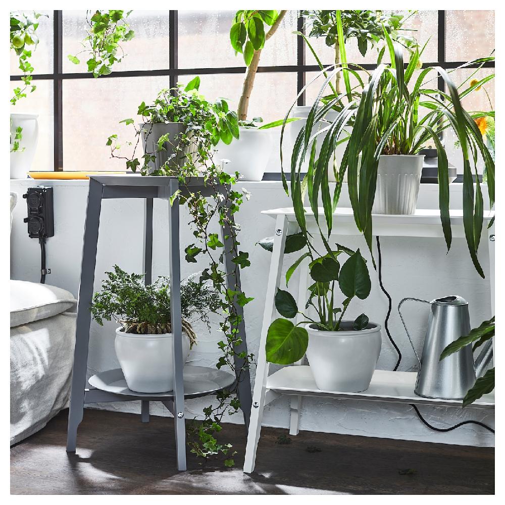 IKEA ALPVIDE Piedistallo Per Piante Grigio 71 Cm