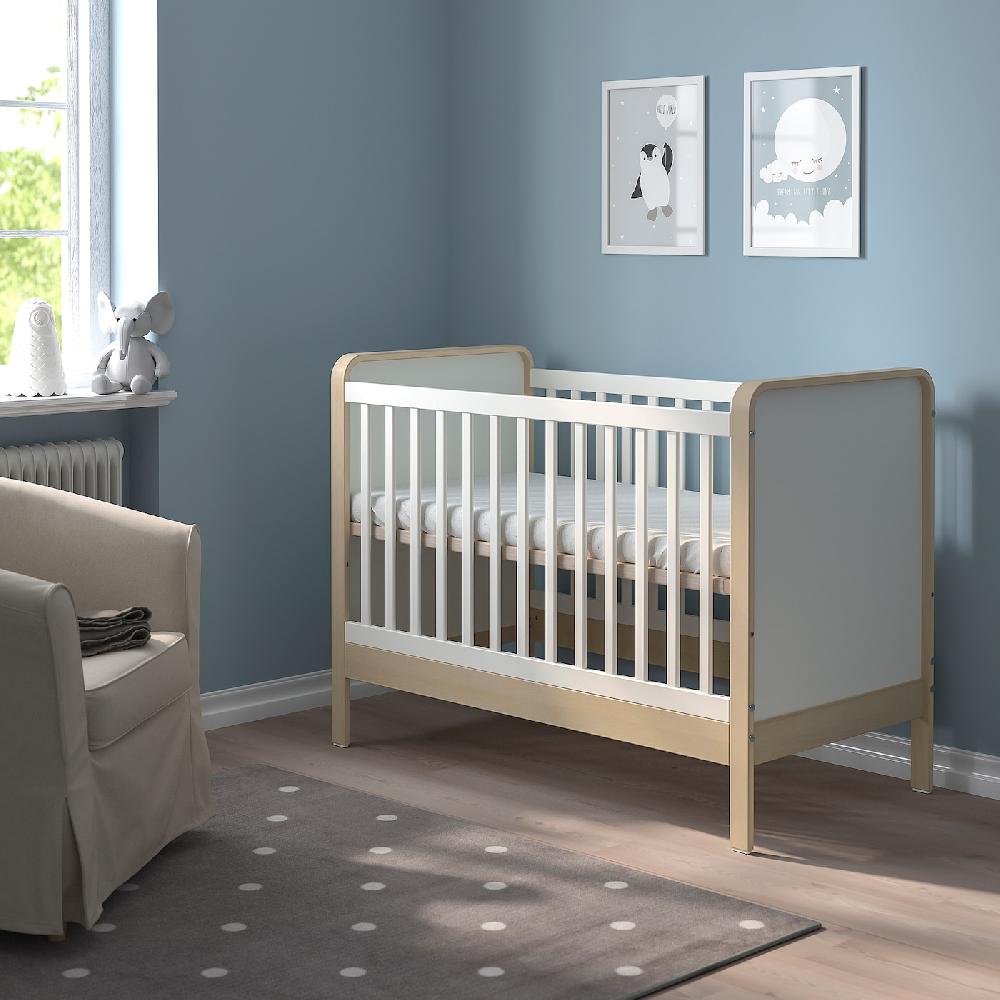 IKEA ÄLSKVÄRD Lettino Betulla/bianco 60x120 Cm