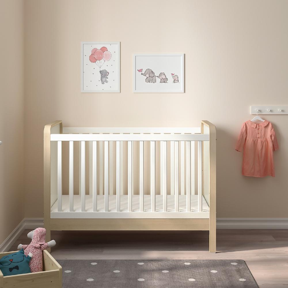 IKEA ÄLSKVÄRD Lettino Betulla/bianco 60x120 Cm