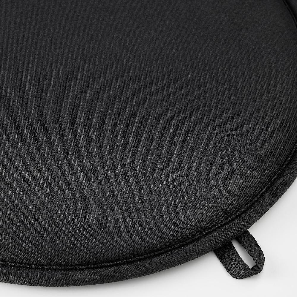 IKEA ÄNGSFRÄKEN Cuscino Per Sedia Nero 36 Cm