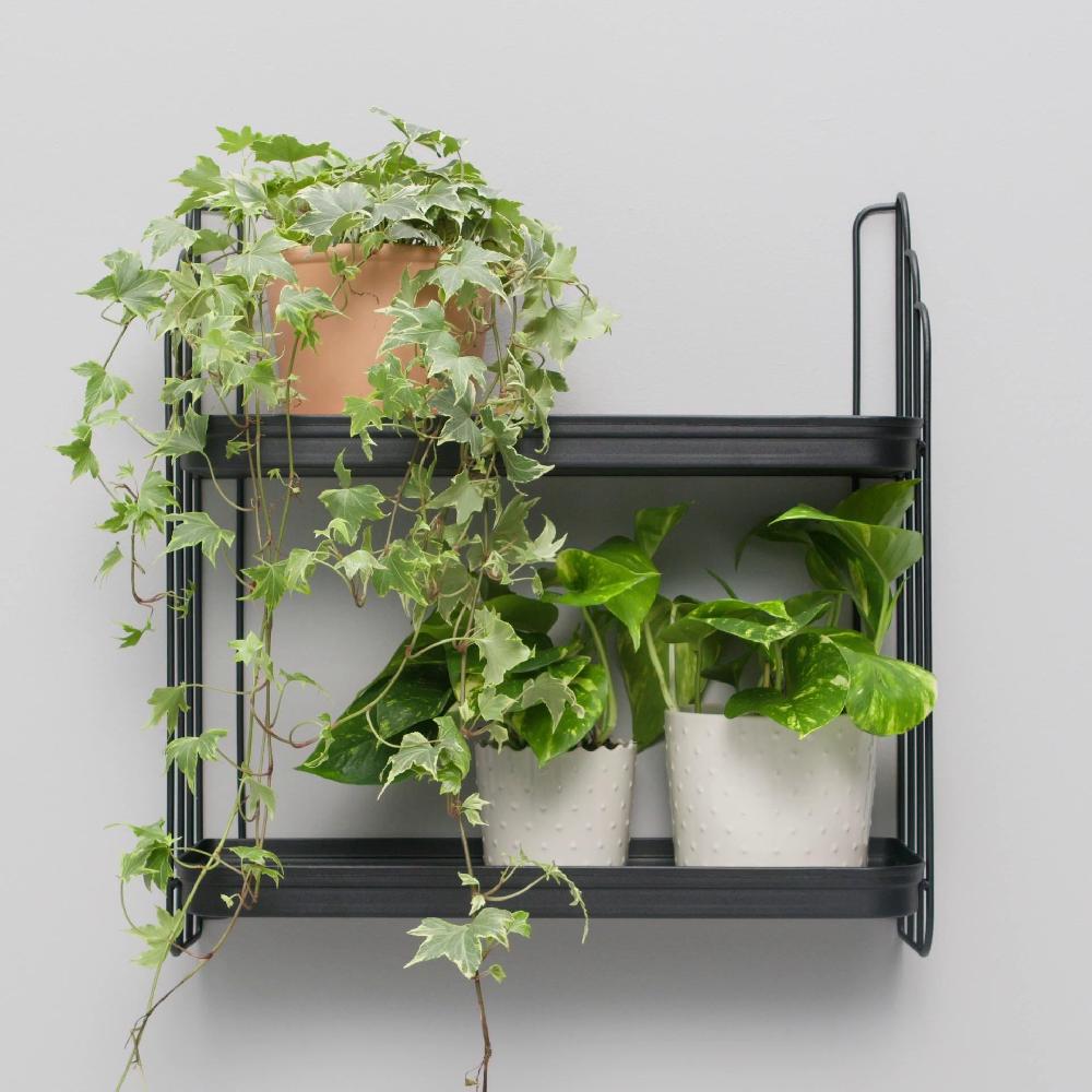 IKEA APOTEKARE Scaffale Da Parete Nero 50x52 Cm