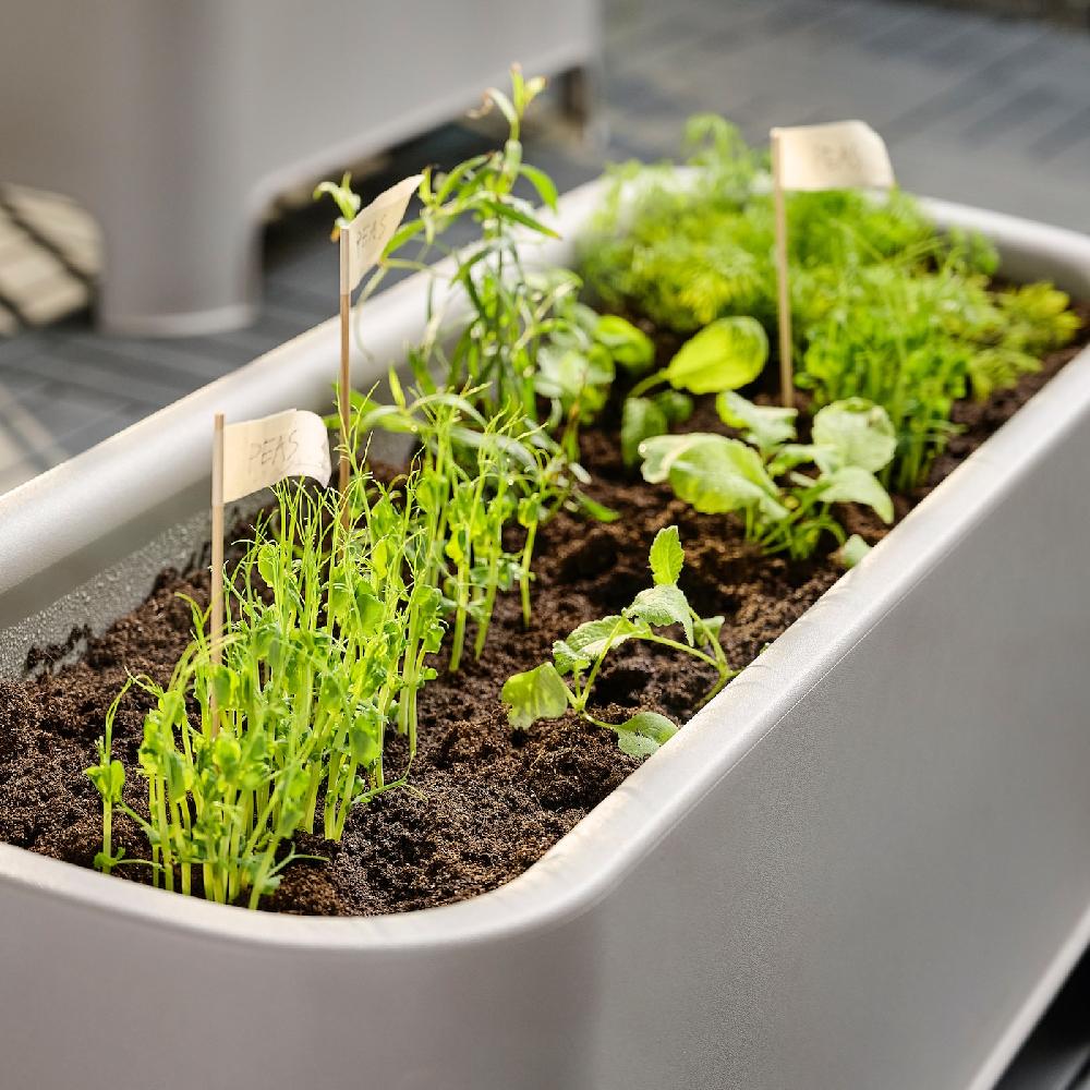 IKEA ASPAREN Fioriera Grigio Da Esterno 89x38 Cm