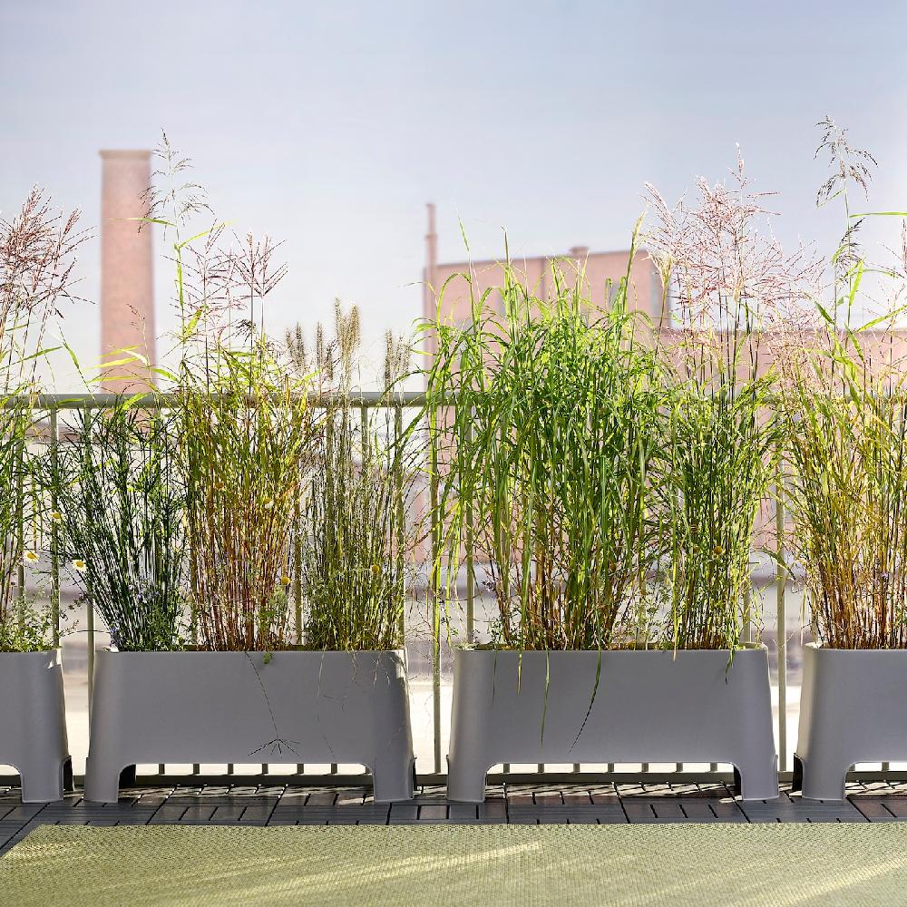 IKEA ASPAREN Fioriera Grigio Da Esterno 89x38 Cm