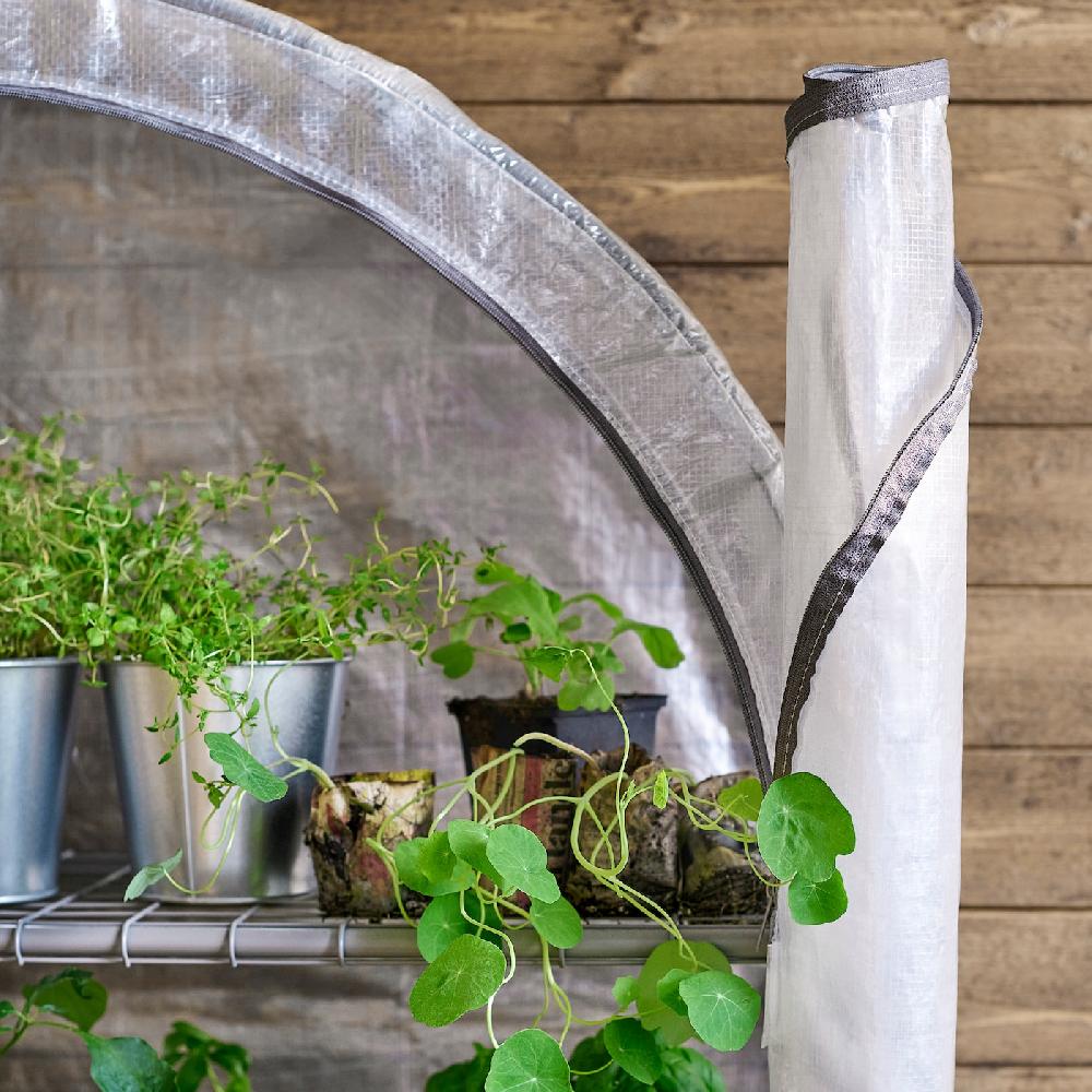IKEA ASPAREN Serra Bianco Trasparente 95x32x162 Cm
